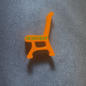 Rolling Bench - Wunschtext (inkl. 1x Longpapes)